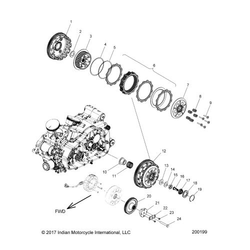 DRIVE TRAIN, CLUTCH AND PRIMARY DRIVE