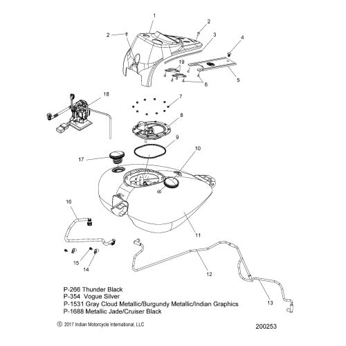 FUEL SYSTEM, FUEL TANK ASM.