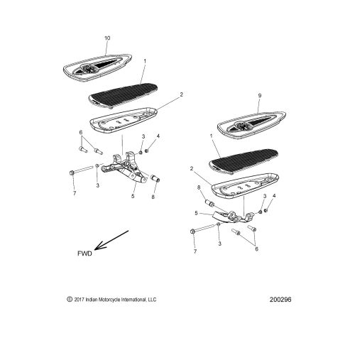 CHASSIS, FLOORBOARD, DRIVER