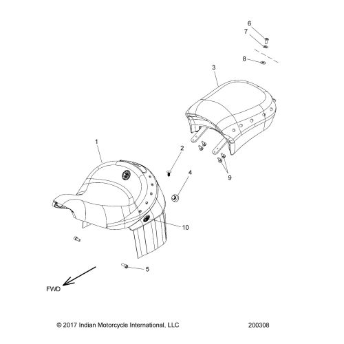 BODY, SADDLEBAG ASM. (LE) (WITH AUDIO)