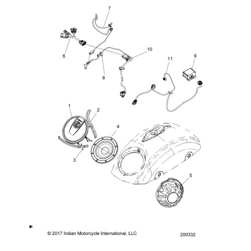 ELECTRICAL, AUDIO, SADDLEBAG