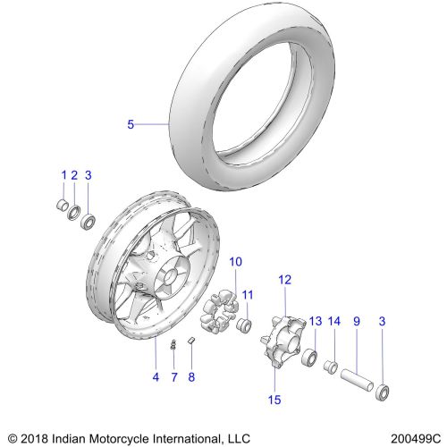 WHEEL, REAR