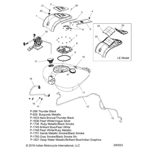 FUEL SYSTEM, FUEL TANK ASM.