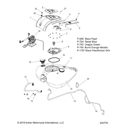 FUEL SYSTEM, FUEL TANK ASM.