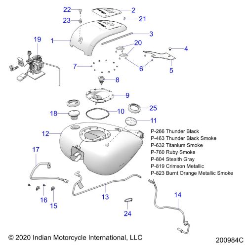 FUEL SYSTEM, FUEL TANK ASM.