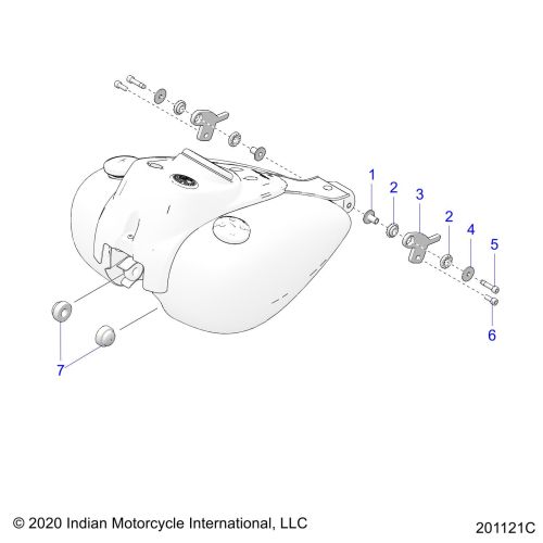 FUEL SYSTEM, FUEL TANK MOUNTING