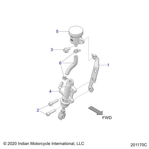 BRAKES, MASTER CYLINDER, REAR