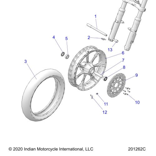 WHEEL, FRONT