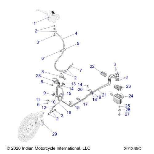 BRAKES, FRONT ASM.