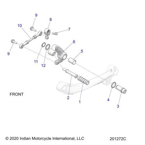 DRIVE TRAIN, SHIFT PEDAL AND LINKAGE