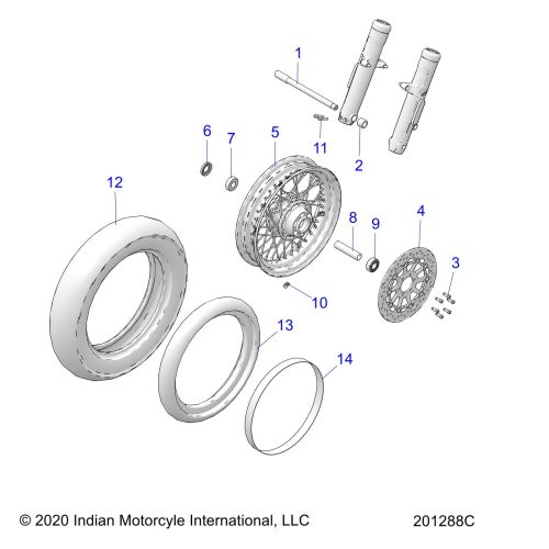 WHEEL, FRONT