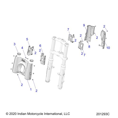 BODY, HEADLIGHT NACELLE