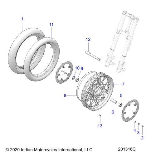 WHEEL, FRONT