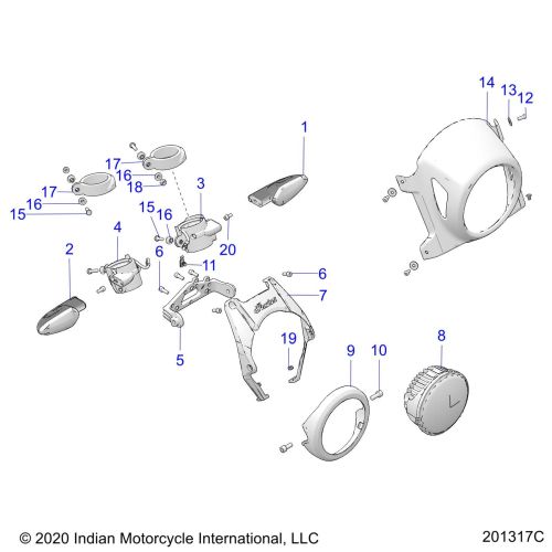 ELECTRICAL, FORWARD LIGHTING (CARBON)