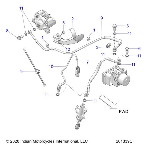 BRAKES, BRAKE LINE, REAR