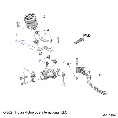 BRAKES, MASTER CYLINDER, FRONT