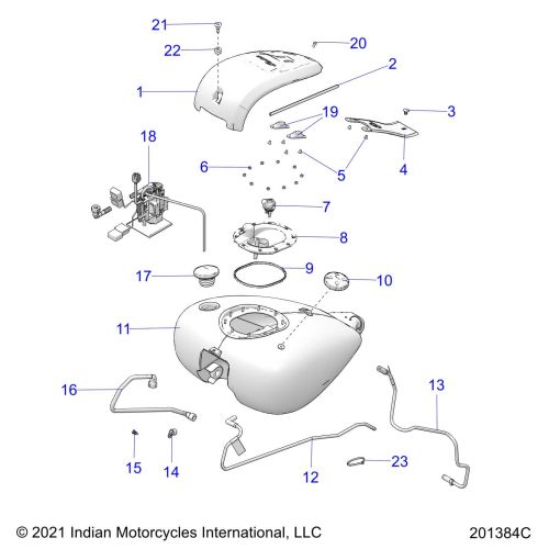 FUEL SYSTEM, FUEL TANK ASM.