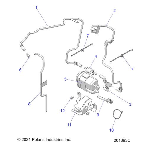 FUEL SYSTEM, EVAP SYSTEM, CALI.