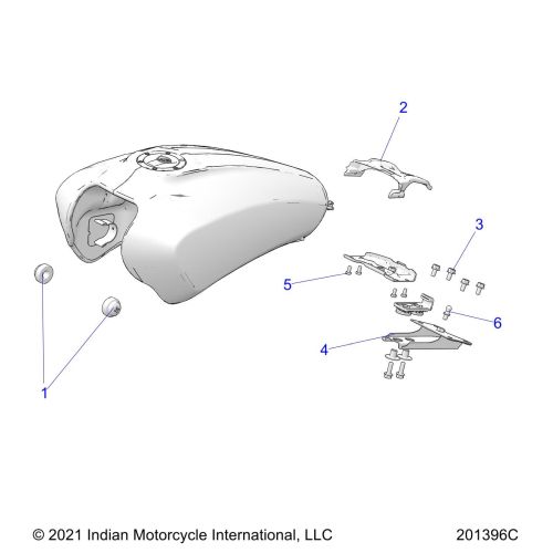 FUEL SYSTEM, FUEL TANK MOUNTING