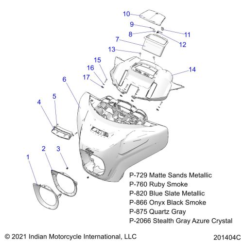 BODY, FAIRING ASM 1