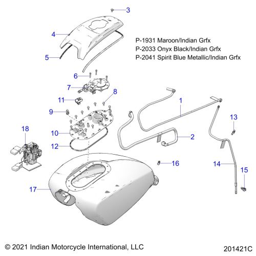 FUEL SYSTEM, FUEL TANK ASM.