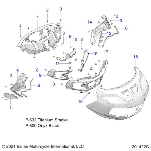 BODY, FAIRING ASM 1