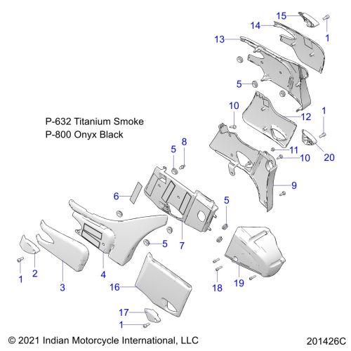 BODY, SIDE / REAR COVERS