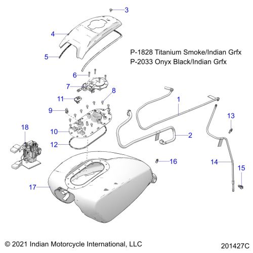 FUEL SYSTEM, FUEL TANK ASM.