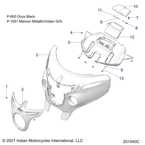 BODY, FAIRING ASM 1