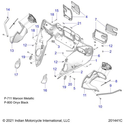 BODY, FAIRING ASM 3