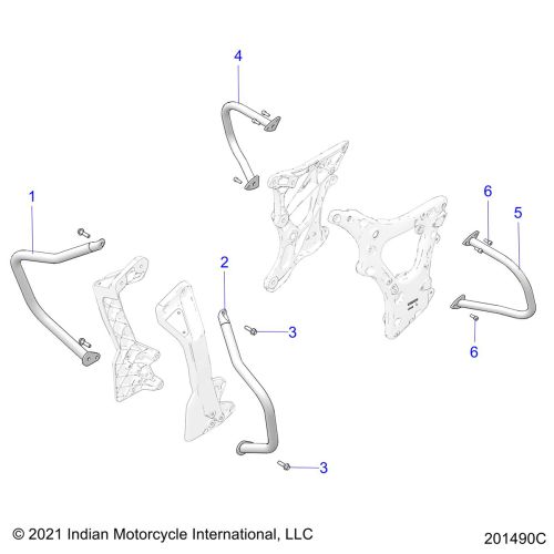 CHASSIS, HIGHWAY BAR / TIP OVER BAR