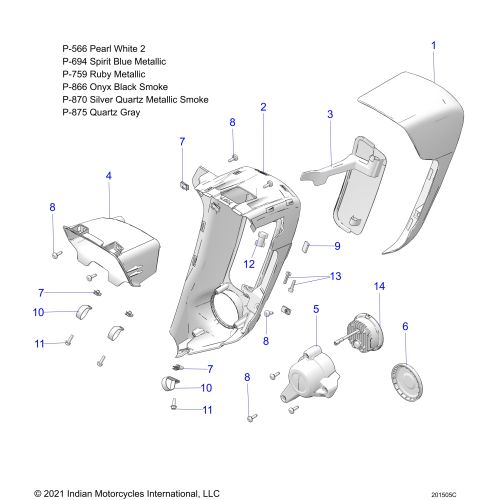 BODY, FAIRING, LOWER