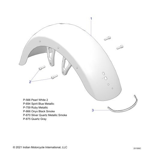 BODY, FENDER, FRONT