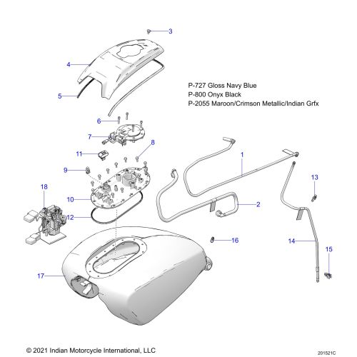 FUEL SYSTEM, FUEL TANK ASM.