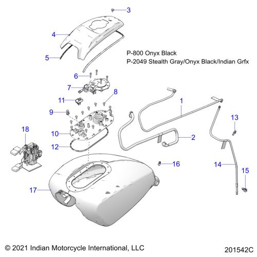 FUEL SYSTEM, FUEL TANK ASM.