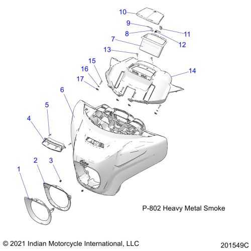 BODY, FAIRING ASM 1