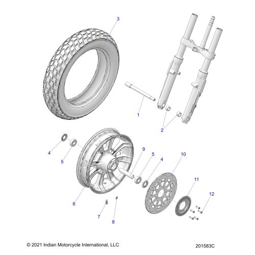 WHEEL, FRONT