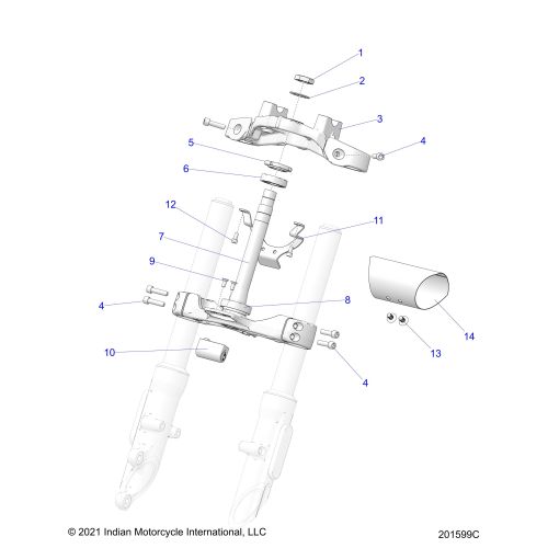 STEERING, UPPER AND LOWER CLAMPS