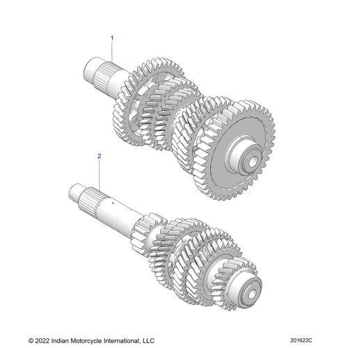 DRIVE TRAIN, INPUT / OUTPUT SHAFT ASM.