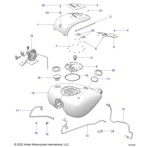 FUEL SYSTEM, FUEL TANK ASM.