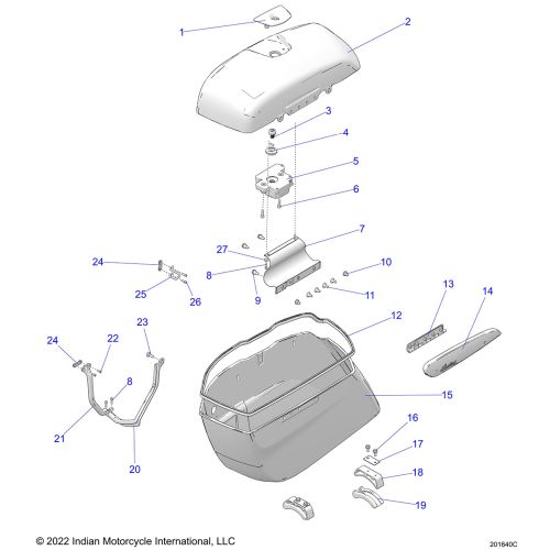 BODY, SADDLEBAG ASM.