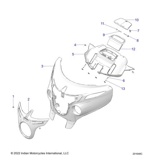 BODY, FAIRING ASM 1