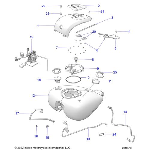 FUEL SYSTEM, FUEL TANK ASM.