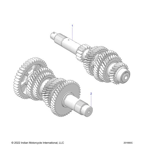 DRIVE TRAIN, INPUT / OUTPUT SHAFT ASM.