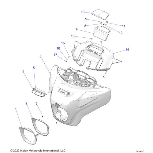 BODY, FAIRING ASM 1