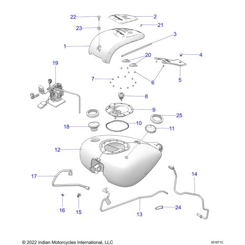 FUEL SYSTEM, FUEL TANK ASM.