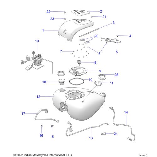 FUEL SYSTEM, FUEL TANK ASM.