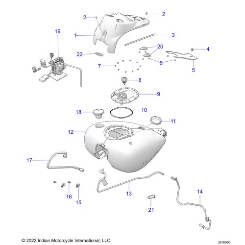 FUEL SYSTEM, FUEL TANK ASM.