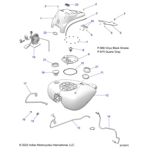 FUEL SYSTEM, FUEL TANK ASM.