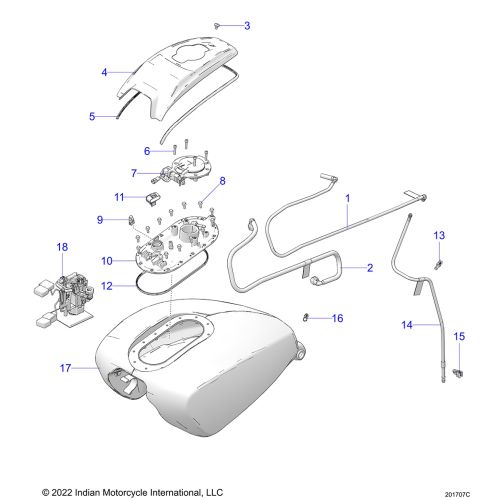 FUEL SYSTEM, FUEL TANK ASM.